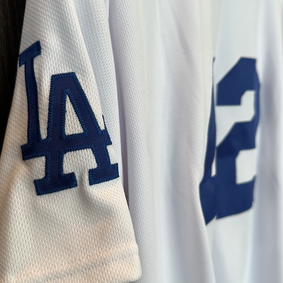 Los Angeles Dodgers Nike 2023 MLB Jackie Robinson Day Authentic Jersey - White - Picture 8 of 10